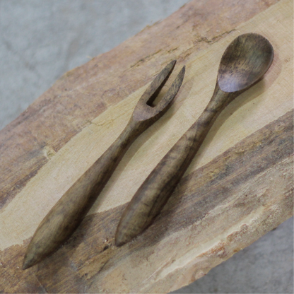 木のカトラリーセット