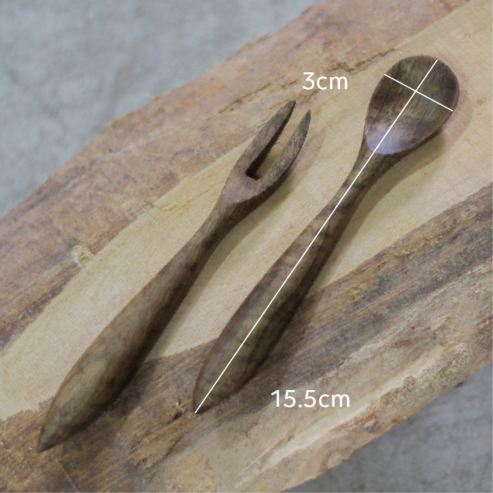 木のカトラリーセット