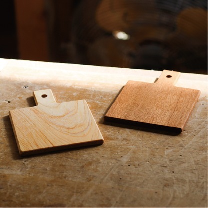 木のコースター (2枚セット)