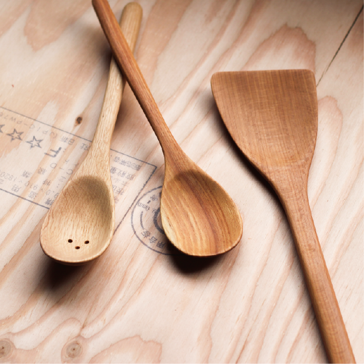 木の調理器具セット